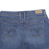 LEVI'S Womens Denim Blue Casual Shorts L W30 Cotton Blend Classic Fit