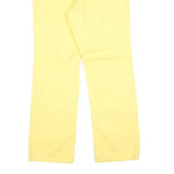 TOMMY HILFIGER Womens Jeans Yellow Regular Straight Denim W32 L30 Casual Cotton