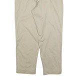 CHAPS RALPH LAUREN Mens Cotton Blend Beige Regular Fit Straight Leg Trousers W38
