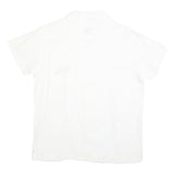 BAOBAB Mens White Cotton Shirt M St Barth Fiji Button Pocket Casual Summer