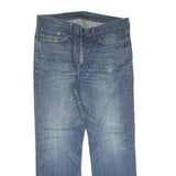 LEVI'S 514 Classic Mens Jeans Blue Classic Straight Denim Medium W33 L28 Zip