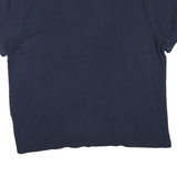 TOMMY HILFIGER Mens Navy Blue Short Sleeve Polo Shirt 2XL Cotton Blend Classic