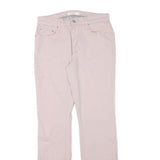 LEVI'S Womens Cotton Blend Pink Regular Straight Trousers W28 L30 Casual Wear