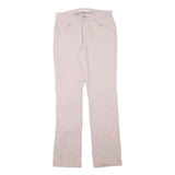 LEVI'S Womens Cotton Blend Pink Regular Straight Trousers W28 L30 Casual Wear