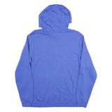 NIKE Mens Blue Pullover Hoodie M Cotton Blend Drawstring Hood Kangaroo Pocket