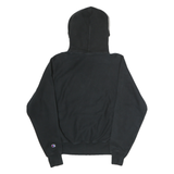 CHAMPION REVERSE WEAVE Mens Black Pullover Hoodie S Cotton Casual Sweatshirt