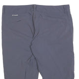 COLUMBIA Womens Shorts Blue Casual L W36 Outdoor Lightweight Activewear