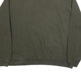 CHAMPION Mens Green Crew Neck 2XL Sweatshirt Cotton Blend Casual Pullover