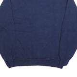GOPHER Womens Navy Sweatshirts Crew Neck L Nautical Embroidered Cotton Blend