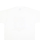 SCREEN STARS BEST Mens White Operation Desert Storm Graphic T-Shirt XL Short