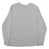 NIKE Mens Grey Super Bowl Champions Long Sleeve Crew Neck Football T-Shirt L