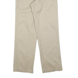 DICKIES Mens Cotton Beige Regular Straight Trousers W32 L32 Workwear Classic Fit
