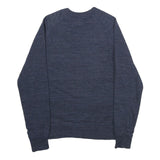 CHAMPION Mens Blue Crew Neck S Cotton Blend Pullover Sweatshirt Casual