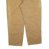 CARHARTT Mens Jeans Beige Relaxed Straight Denim W44 L30 Workwear Zip Closure