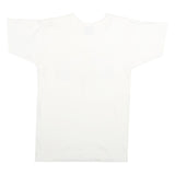 CHAMPION Mens White Garlands Michigan Graphic T-Shirt L Short Sleeve Crew Neck