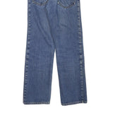 Womens Blue Regular Fit Straight Leg Denim Jeans W26 L26 Cotton Blend Zip