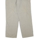 CARHARTT Mens Regular Fit Beige Denim Jeans W40 L32 Workwear Utility Zip