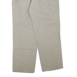 CARHARTT Mens Regular Fit Beige Denim Jeans W40 L32 Workwear Utility Zip