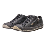 DIESEL Low Top Trainers Black Leather Mens UK 6.5