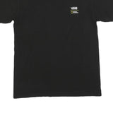 VANS Mens Black & Yellow Graphic T-Shirt M Short Sleeve Crew Neck National