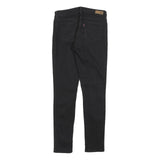 LEVI'S Womens Slim Black Jeans Denim W28 L31 Stylish Zip Cotton Blend