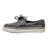 SPERRY Boat Shoes Grey Synthetic Mens UK 8