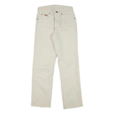 WRANGLER Mens Regular Fit Jeans White Cotton Blend W26 L28 Zip Tailored Casual