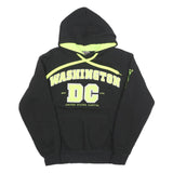 DC Mens Black Hoodie S Washington DC Cotton Blend Pullover Hooded Sweatshirt