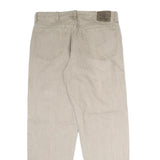 WRANGLER Mens Jeans Beige Regular Straight Denim Light W30 L34 Classic Fit Zip