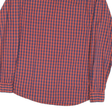 CAMEL ACTIVE Mens Red & Blue Check Shirt M Cotton Blend Casual Long Sleeve