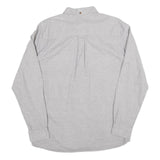CARHARTT Mens Grey Button-Down Cotton Blend Shirt L Casual Workwear Durable