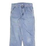 CARHARTT Mens Regular Fit Blue Denim Jeans W28 L32 Classic Cotton Blend Zip