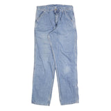 CARHARTT Mens Regular Fit Blue Denim Jeans W28 L32 Classic Cotton Blend Zip