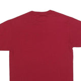 JERZEES Mens Red Lowell Graphic T-Shirt M Short Sleeve Crew Neck Collegiate