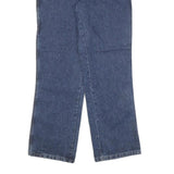WRANGLER Mens Blue Regular Straight Denim Medium W28 L29 Carpenter Jeans Zip