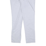 GAP Womens Cotton Blend Light Blue Slim Straight Trousers W30 L30 Casual Chic