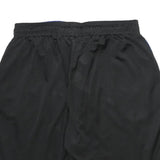 REEBOK Mens Black & Blue Sports Casual Shorts L W30 Mesh Polyester