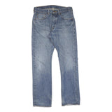 LEVI'S 501 Mens Jeans Blue Regular Straight Denim Medium W31 L30 Classic Button