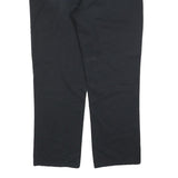 DICKIES Mens Black Cotton Blend Regular Fit Straight Leg Trousers W40 L32