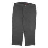 DICKIES Mens Cotton Blend Black Regular Straight Fit Trousers W40 L29 Workwear