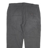 DICKIES Mens Cotton Blend Black Regular Straight Fit Trousers W40 L29 Workwear