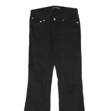 RALPH LAUREN POLO JEANS COMPANY Womens Cotton Blend Black Regular Flared
