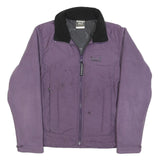 JACK WOLFSKIN Womens Purple Softshell Jacket M Polyester Blend Zip Outdoor Wear