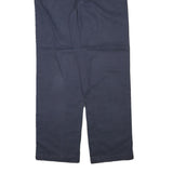 DICKIES Mens Cotton Blend Navy Regular Straight Trousers W33 L33 Workwear