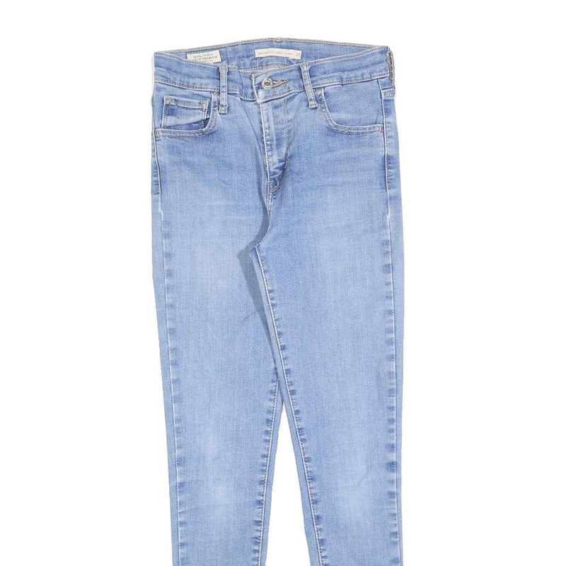 LEVI'S 720 Womens Jeans Blue Slim Skinny Denim Rinse W25 L28 Stretch
