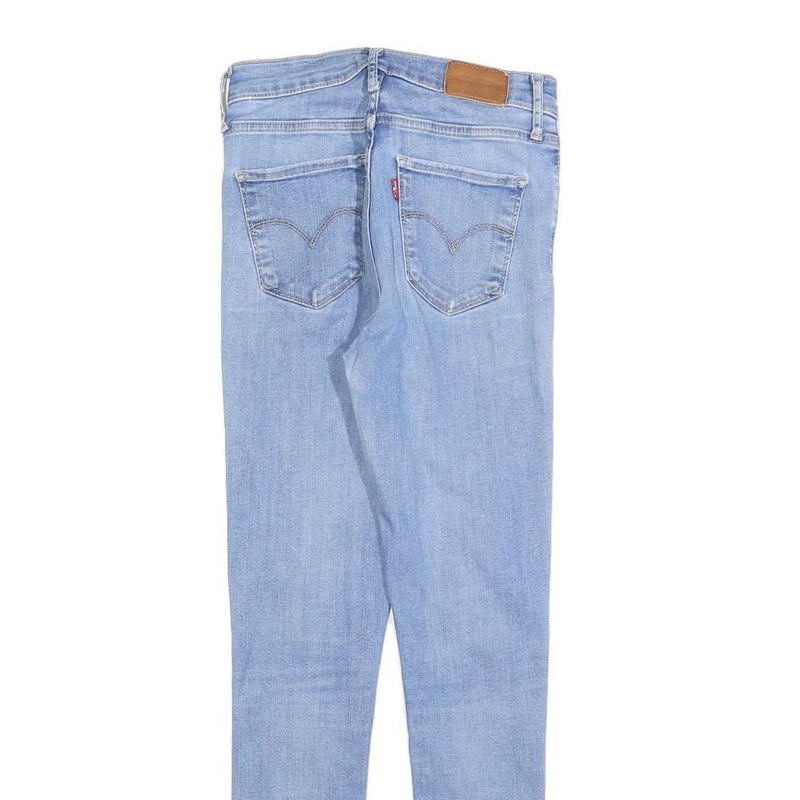LEVI'S 720 Womens Jeans Blue Slim Skinny Denim Rinse W25 L28 Stretch