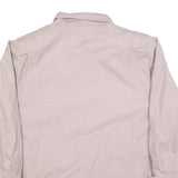 Womens Pale Pink Zip Jacket XL Polyester Plain Casual Lightweight Outerwear