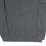 ADIDAS Mens Grey Cotton Blend Crew Neck Sweatshirt L Three Stripes Athletic