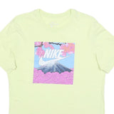 NIKE Mens Yellow Graphic T-Shirt M Short Sleeve Crew Neck Cotton Casual