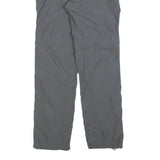 COLUMBIA Womens Polyester Grey Regular Zip Trousers W30 L30 Outdoor Hiking